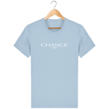 Chance Paris Men T-Shirt White Embroidered Logo
