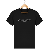 Chance Paris Men T-Shirt White Embroidered Logo