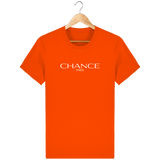 Chance Paris Men T-Shirt White Embroidered Logo