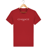 Chance Paris Men T-Shirt White Embroidered Logo