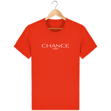 Chance Paris Men T-Shirt White Embroidered Logo