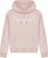 Chance Paris Women Hoodie Medium Fit White Embroidered Logo