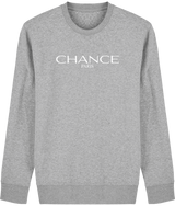 Chance Paris Men Sweatshirt White Embroidered Logo