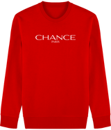 Chance Paris Men Sweatshirt White Embroidered Logo