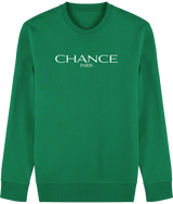 Chance Paris Men Sweatshirt White Embroidered Logo