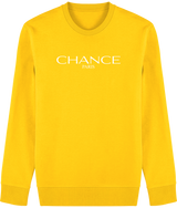 Chance Paris Men Sweatshirt White Embroidered Logo