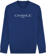 Chance Paris Men Sweatshirt White Embroidered Logo