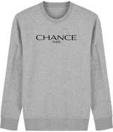 Chance Paris Men Sweatshirt Black Embroidered Logo