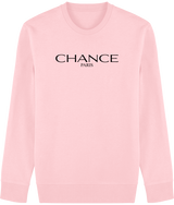 Chance Paris Men Sweatshirt Black Embroidered Logo