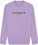 Chance Paris Men Sweatshirt Black Embroidered Logo