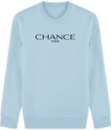 Chance Paris Men Sweatshirt Black Embroidered Logo