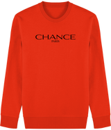 Chance Paris Men Sweatshirt Black Embroidered Logo