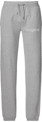 Chance Paris Men Sweatpants White Embroidered Logo