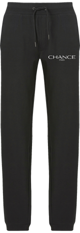 Chance Paris Men Sweatpants White Embroidered Logo