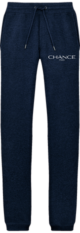 Chance Paris Men Sweatpants White Embroidered Logo