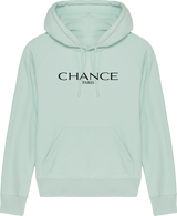 Chance Paris Women Medium Fit Hoodie Black Embroidered Logo