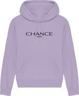 Chance Paris Women Medium Fit Hoodie Black Embroidered Logo