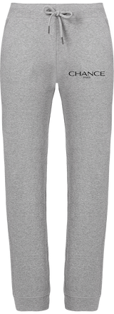 Chance Paris Women Fitted Sweatpants Black Embroidered Logo