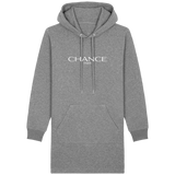 Chance Paris Women Hoodie Dress White Embroidered Logo