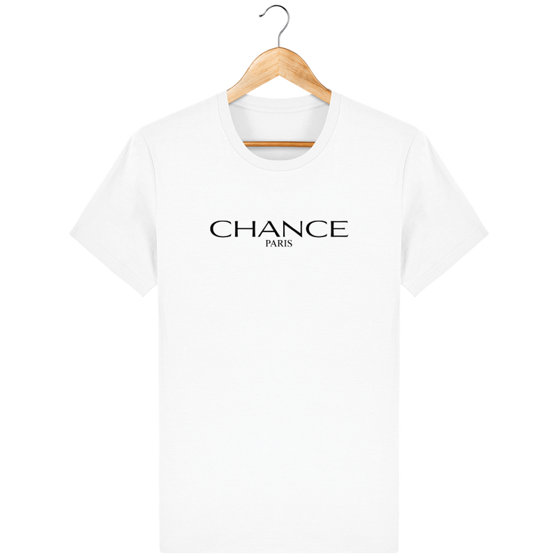 Chance Paris Men T-Shirt Black Embroidered Logo