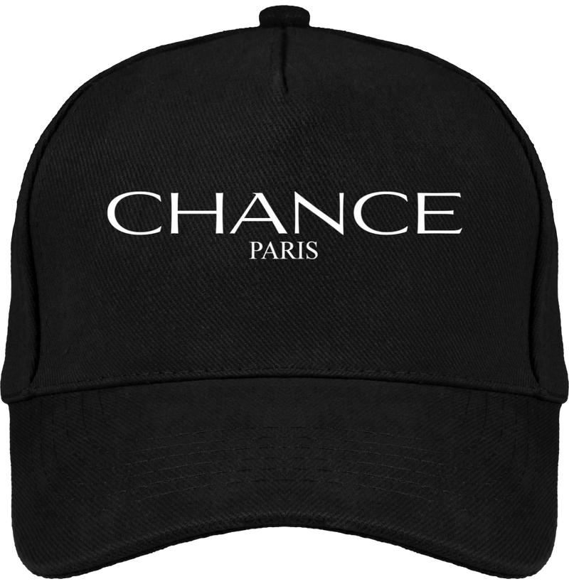 Chance Paris Dad Hat White Embroidered Logo